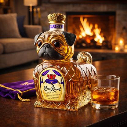 Whisky Flaske - Fransk Bulldog Utgave