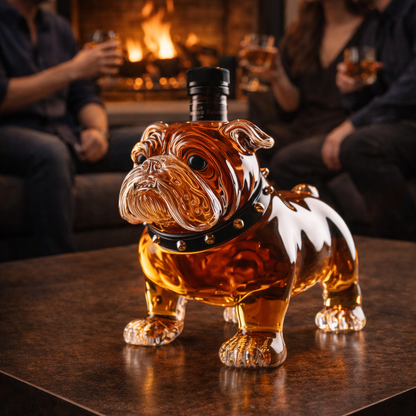 Whiskyflaske - Bulldog Utgave