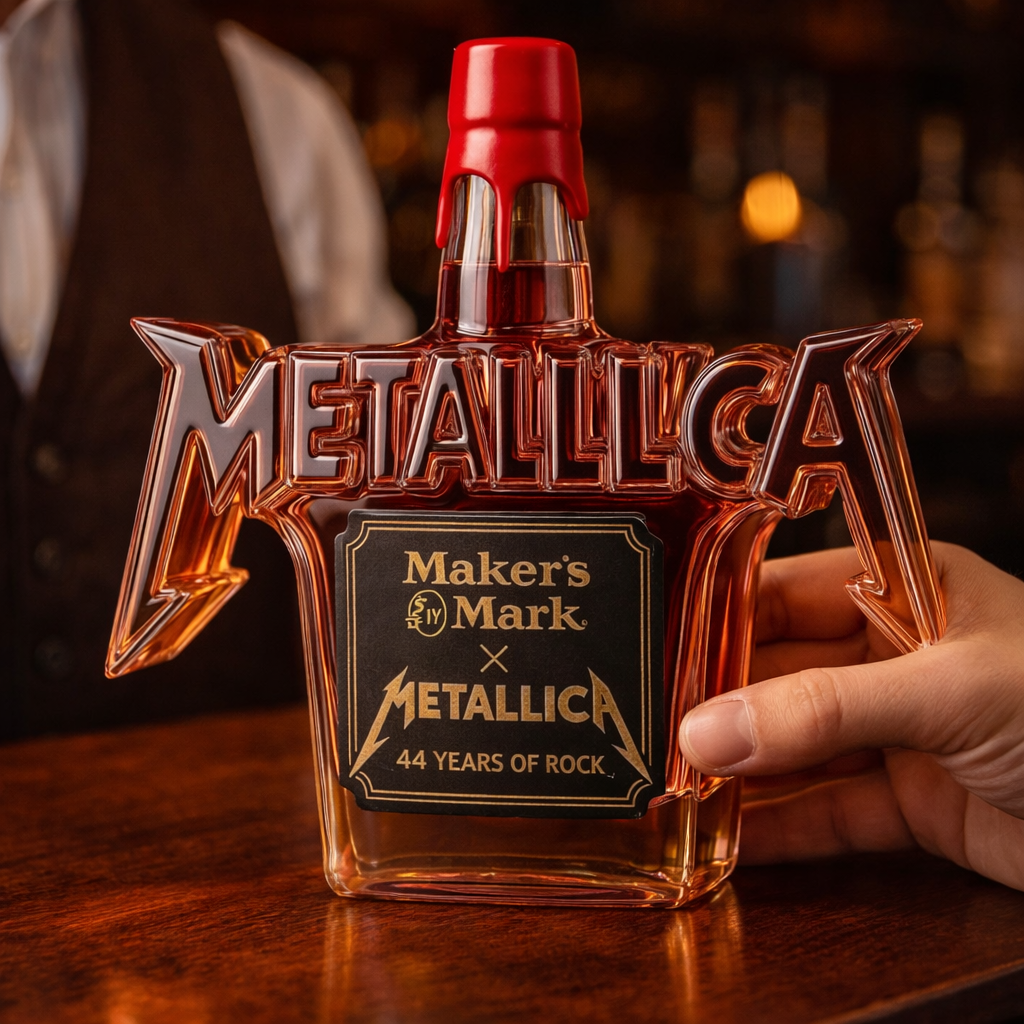 Whiskeyflaske - Metallica Rock Edition