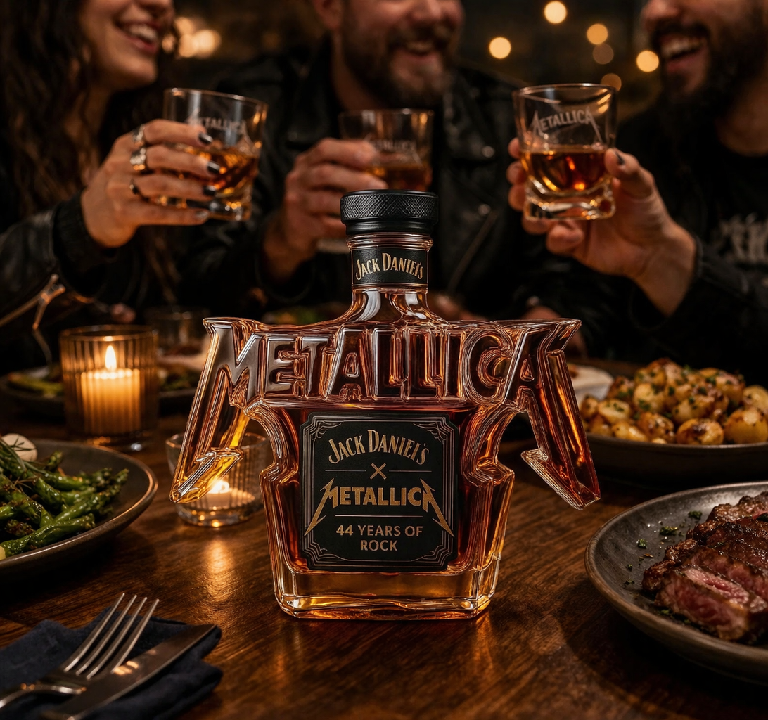 Whiskeyflaske - Metallica Rock Edition