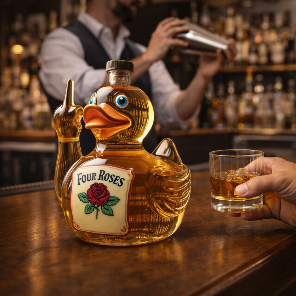 Whiskeyflaske - Rebel Duck Edition