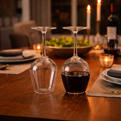 Premium Invertert Vin Glass