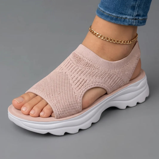BRENNA | CUSHIONED SLIP-ON SANDALS
