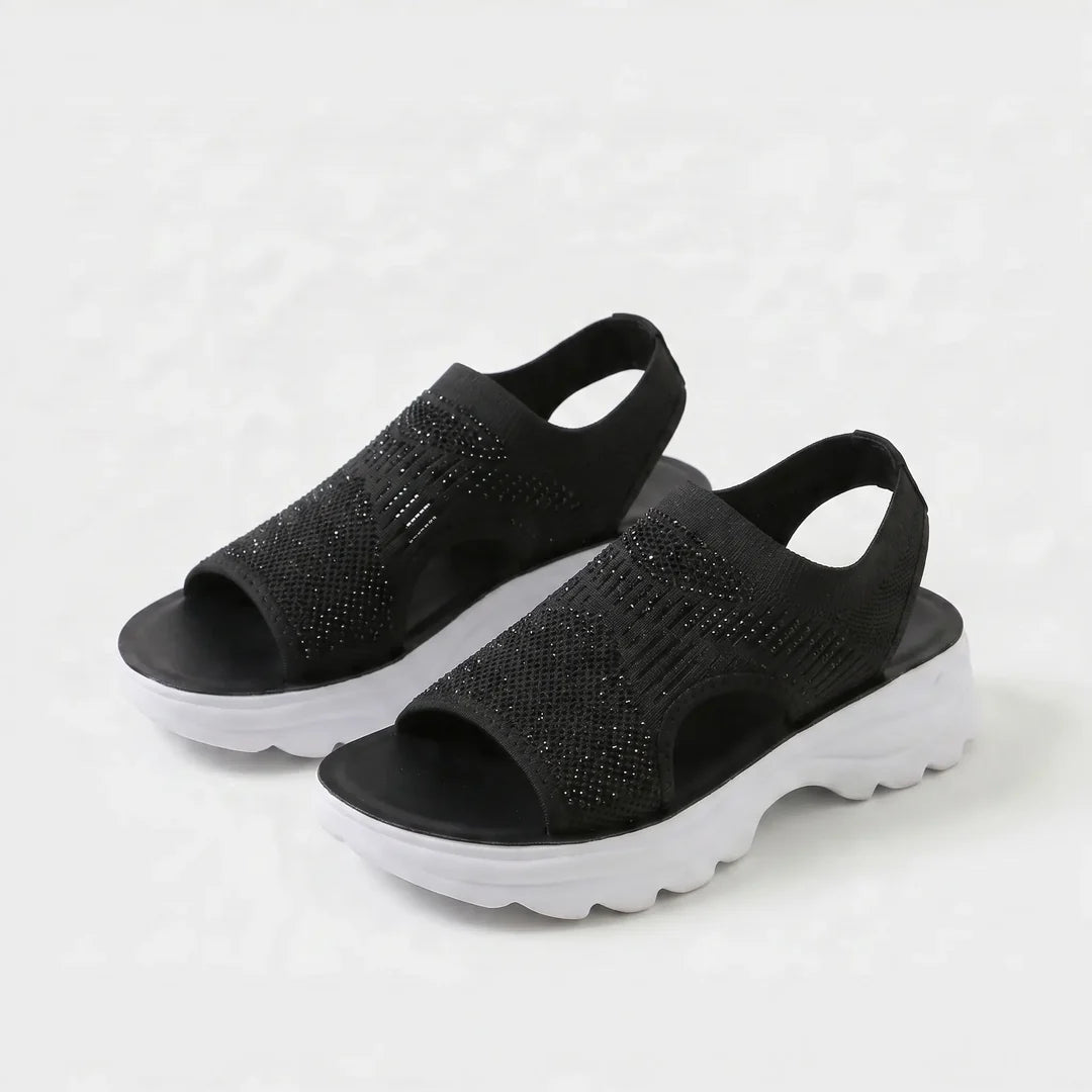 BRENNA | CUSHIONED SLIP-ON SANDALS