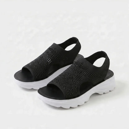 BRENNA | CUSHIONED SLIP-ON SANDALS