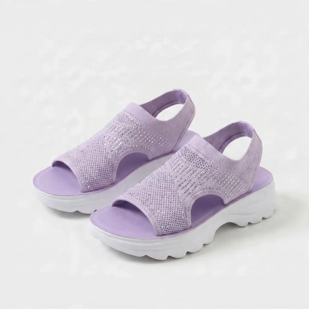 BRENNA | CUSHIONED SLIP-ON SANDALS