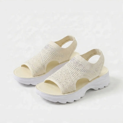 BRENNA | CUSHIONED SLIP-ON SANDALS