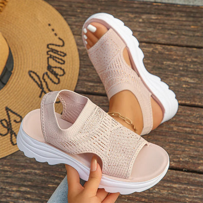 BRENNA | CUSHIONED SLIP-ON SANDALS