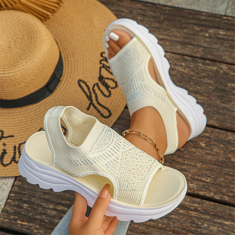 BRENNA | CUSHIONED SLIP-ON SANDALS