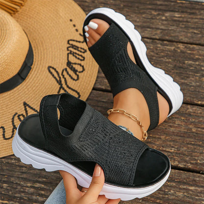 BRENNA | CUSHIONED SLIP-ON SANDALS