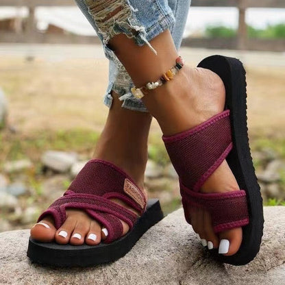 Nadette | Cushioned Comfort Slide Sandals