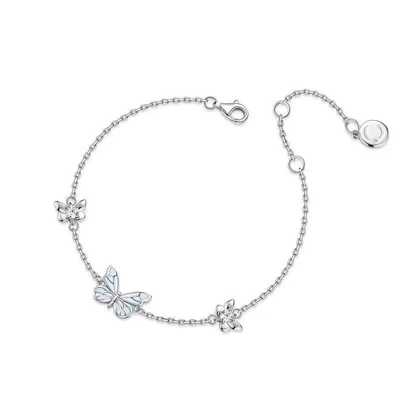 Armbånd Blå Sommerfugl