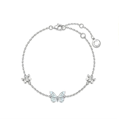 Armbånd Blå Sommerfugl