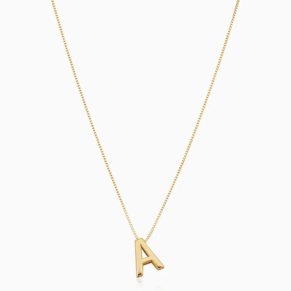 Chic Kjærlighetsbrev Initial Halskjede