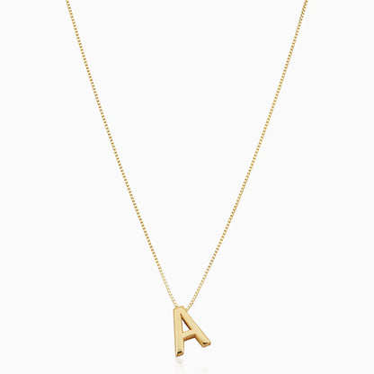 Chic Kjærlighetsbrev Initial Halskjede