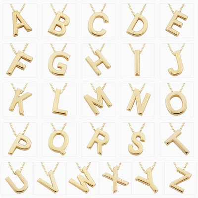 Chic Kjærlighetsbrev Initial Halskjede