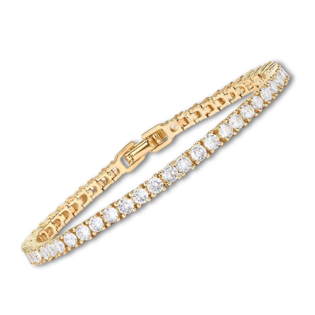 Elegant Klassisk Tennisarmbånd