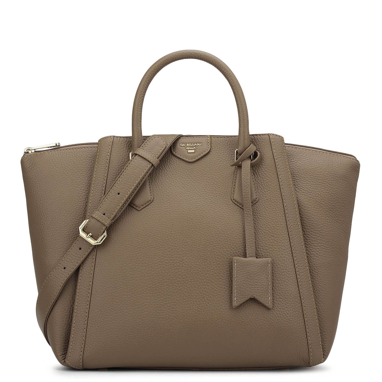 Élégance Paris - Klassisk Voks Lær Satchel Veske