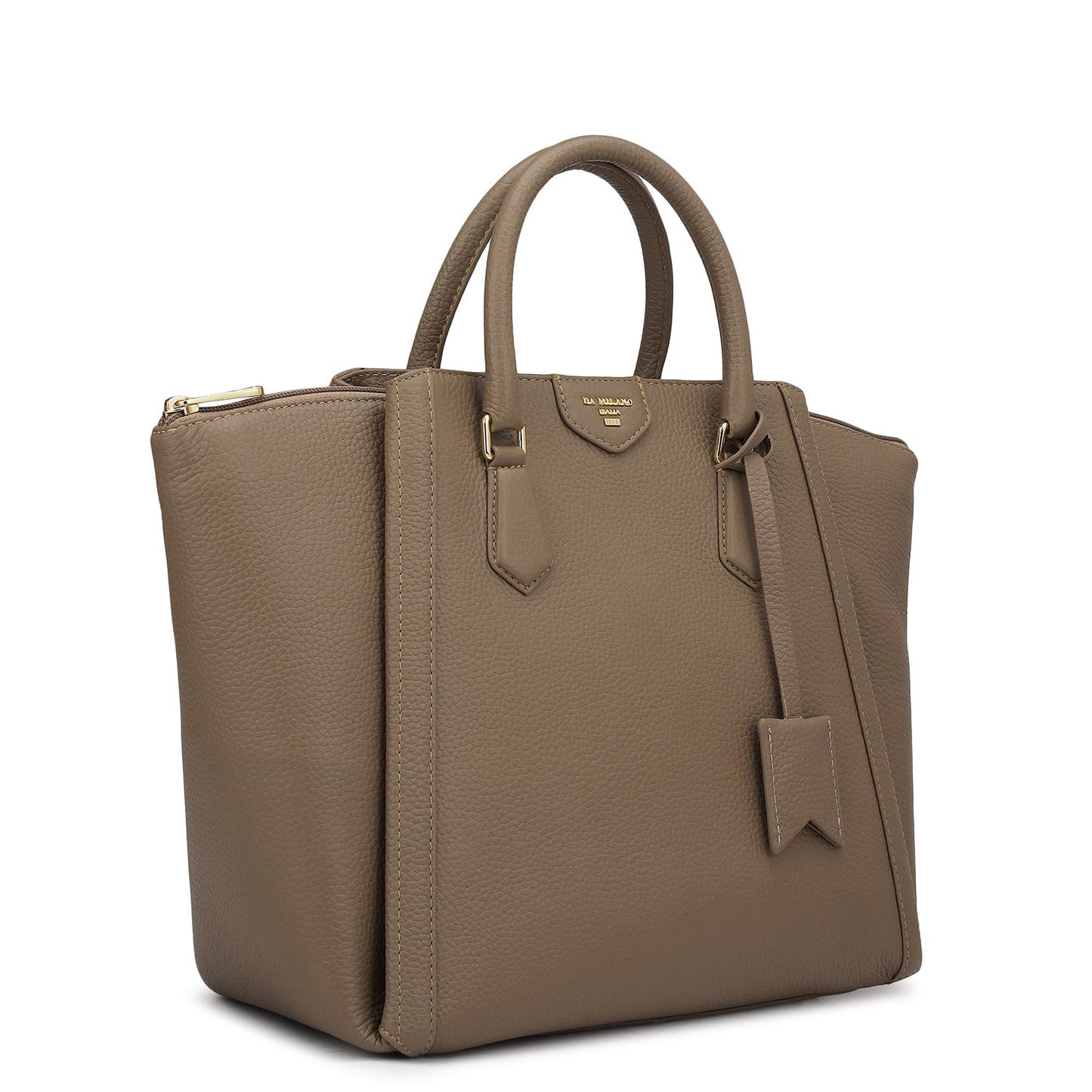 Élégance Paris - Klassisk Voks Lær Satchel Veske