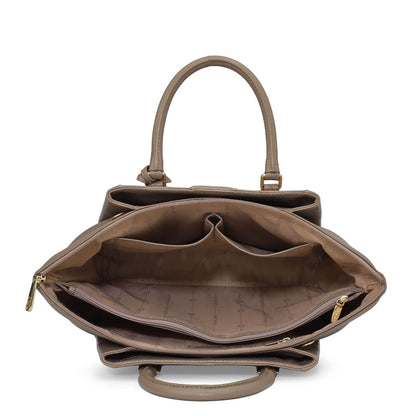 Élégance Paris - Klassisk Voks Lær Satchel Veske