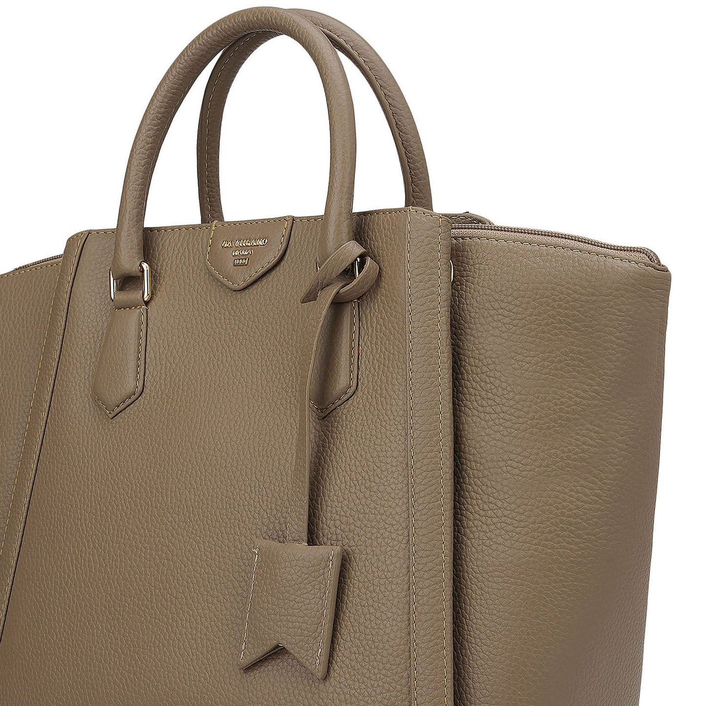 Élégance Paris - Klassisk Voks Lær Satchel Veske