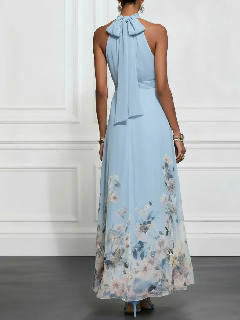 Eliana™ | Elegant Blomstrete Maxi Kjole