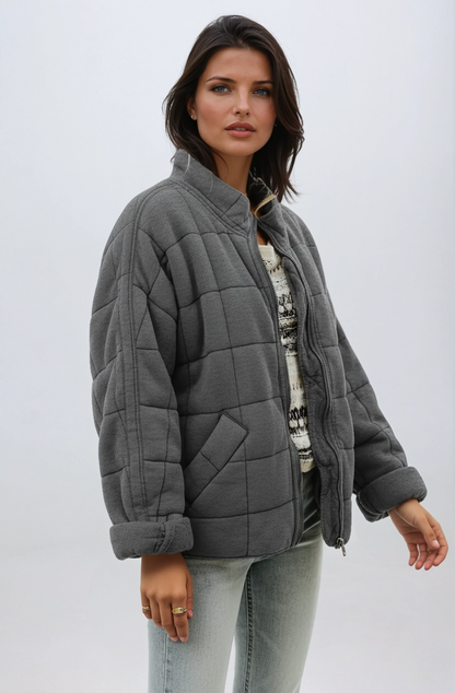 Juliette | Oversized quiltet kåpe