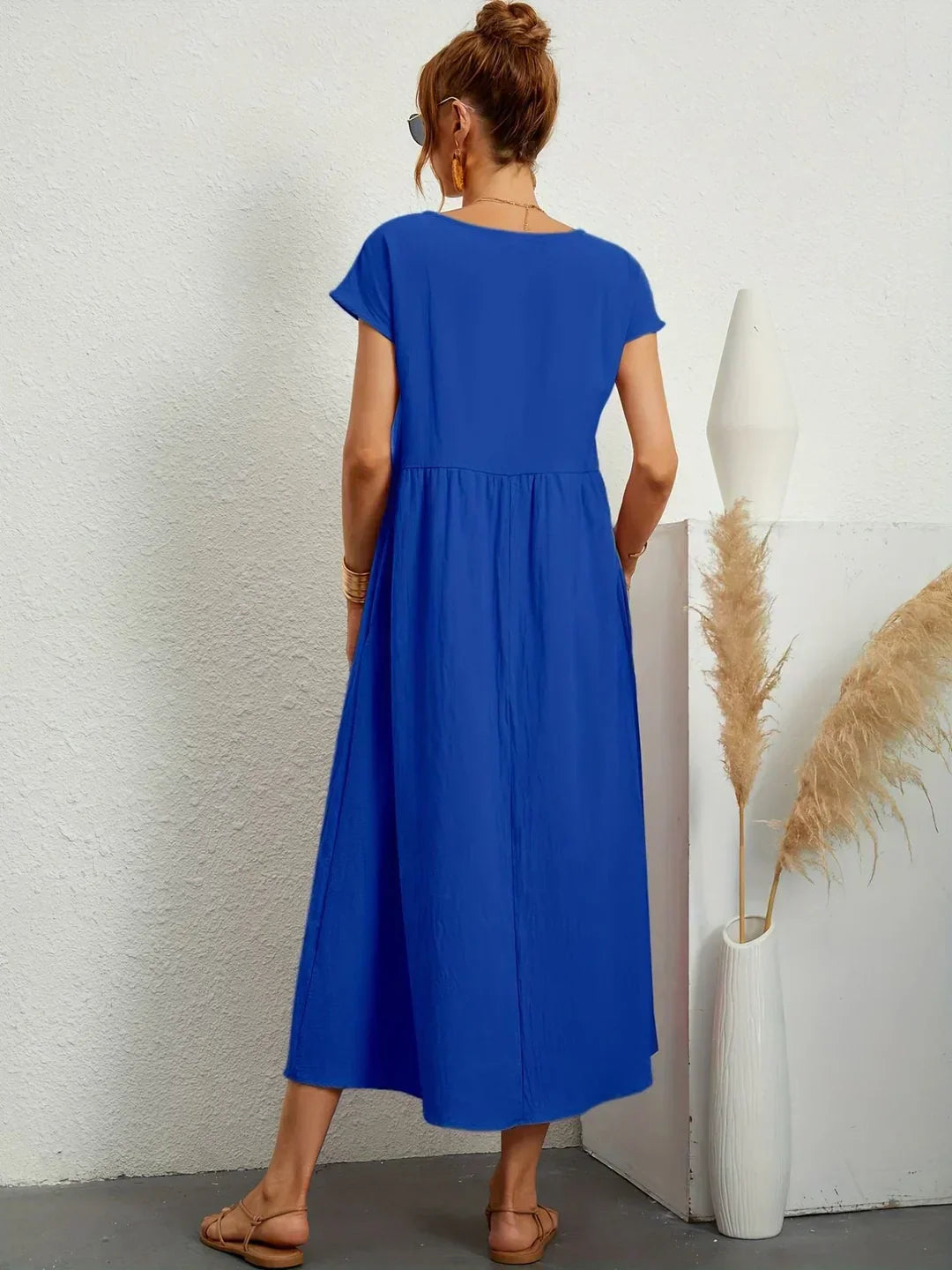 Ursina™ | Flytende Midi Kjole