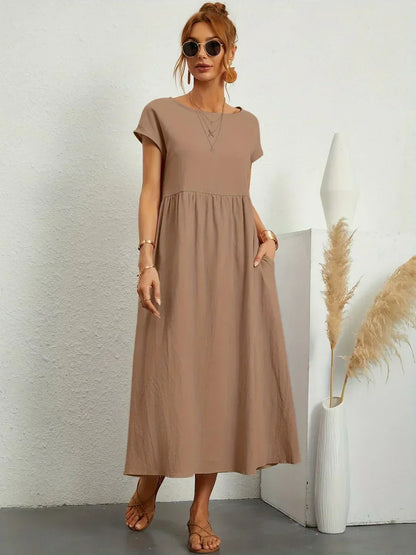 Ursina™ | Flytende Midi Kjole