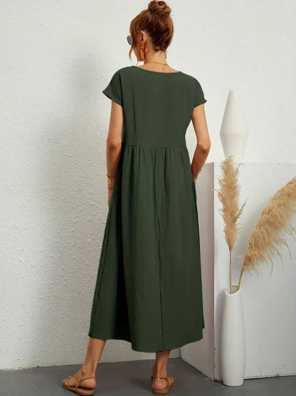 Ursina™ | Flytende Midi Kjole
