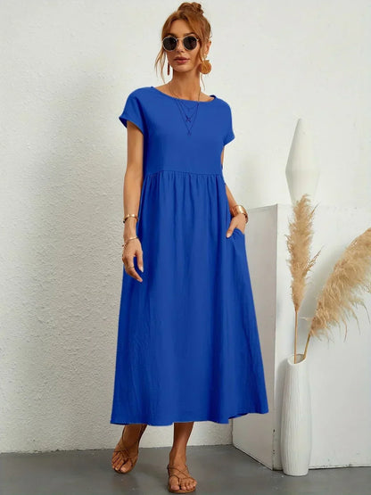 Ursina™ | Flytende Midi Kjole