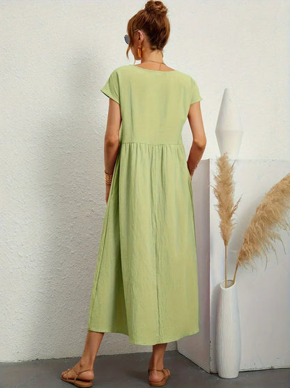 Ursina™ | Flytende Midi Kjole