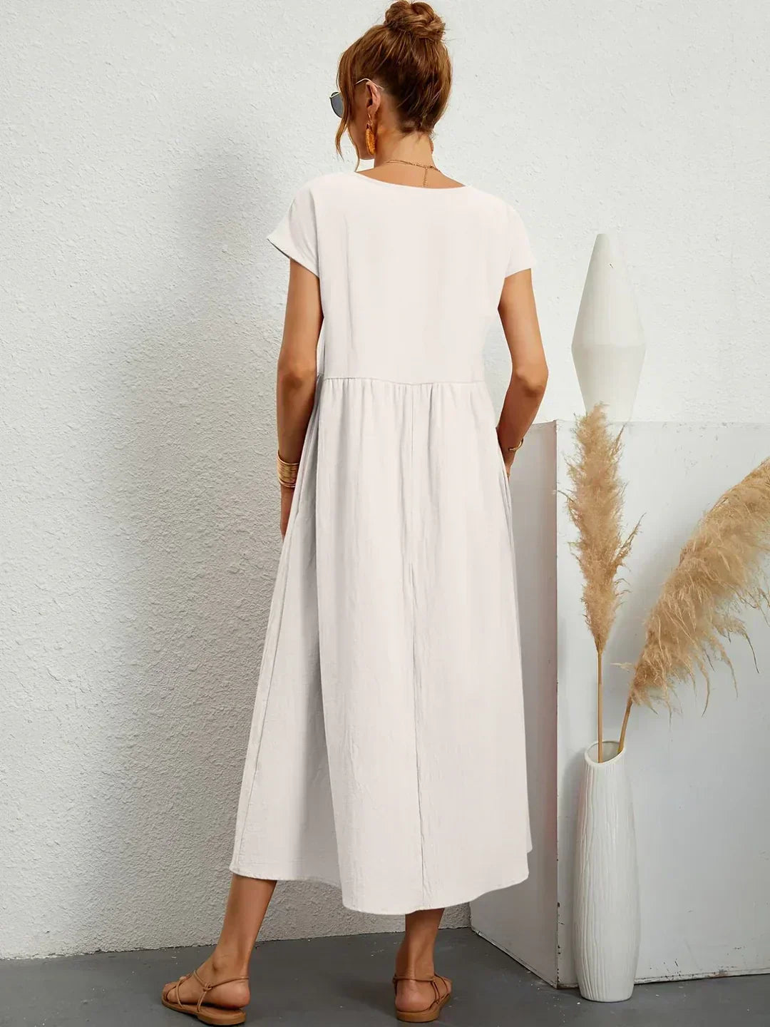 Ursina™ | Flytende Midi Kjole