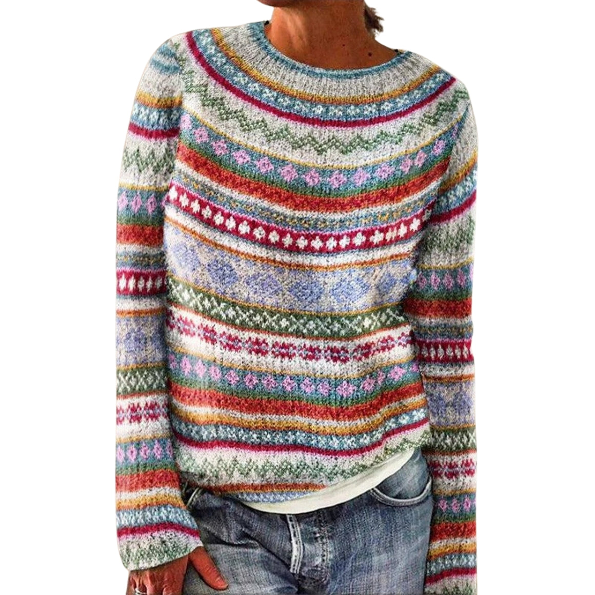 Camila™ | Vintage Islandsk Ullgenser