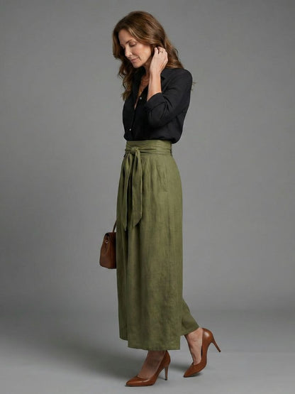 Vera | Bluse & Midi Skjørt Sett