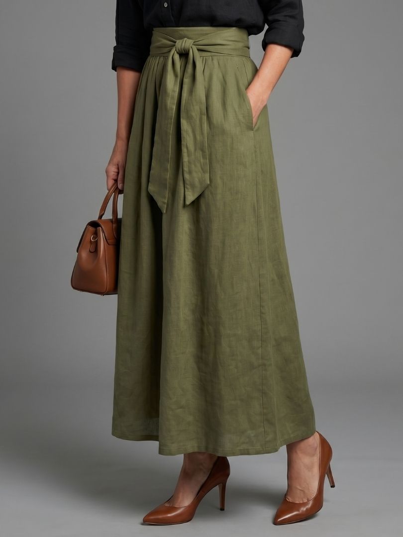 Vera | Bluse & Midi Skjørt Sett