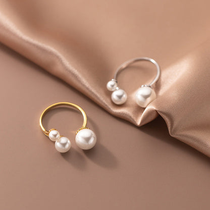 Justerbar Trippel Aksent Ring