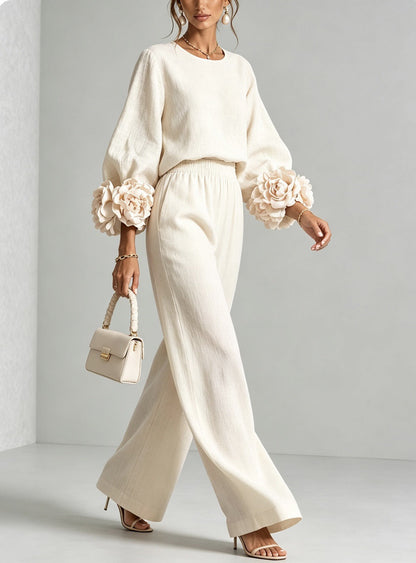 Rosalia | Floral Cuff Two-piece set