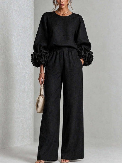 Rosalia | Floral Cuff Two-piece set