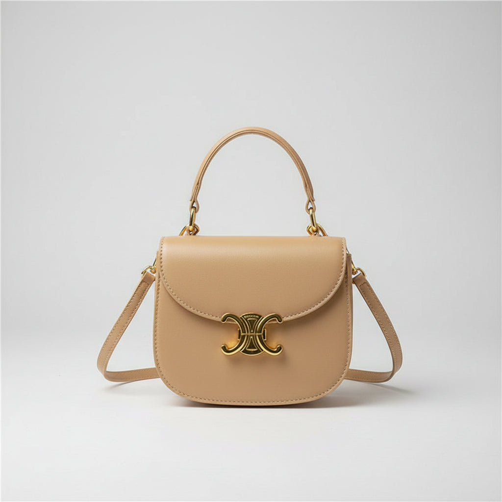 Mini Crossbody Bag med Gulltone
