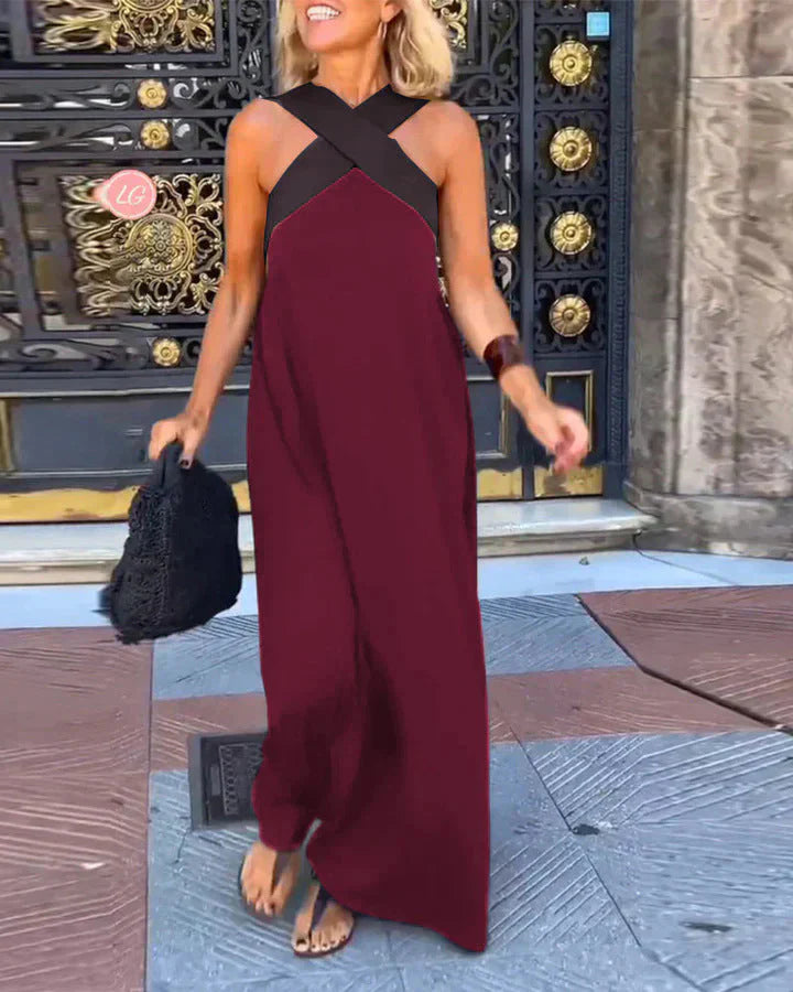 Quirine™ | Wrap-Front Maxi Kjole