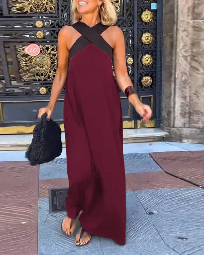 Quirine™ | Wrap-Front Maxi Kjole