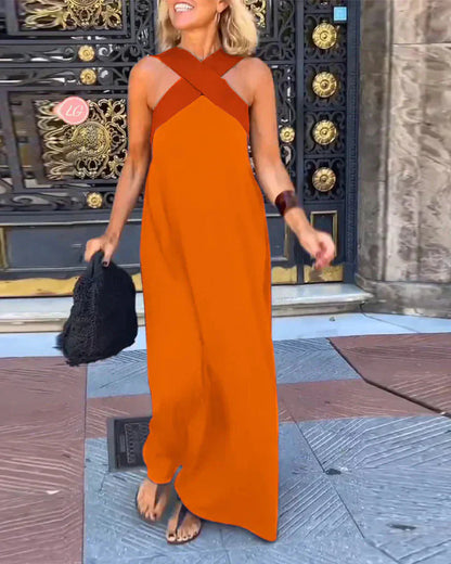 Quirine™ | Wrap-Front Maxi Kjole