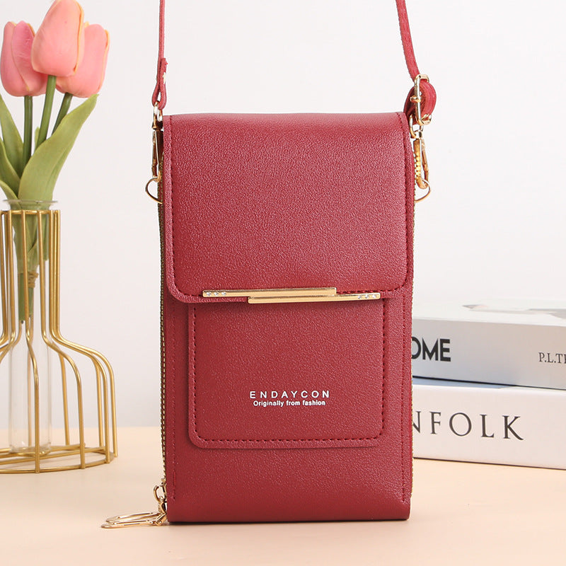 ELIZA™ - Kvinners Touch Screen Mobiltelefon Messenger Bag