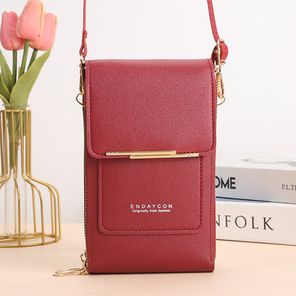 ELIZA™ - Kvinners Touch Screen Mobiltelefon Messenger Bag