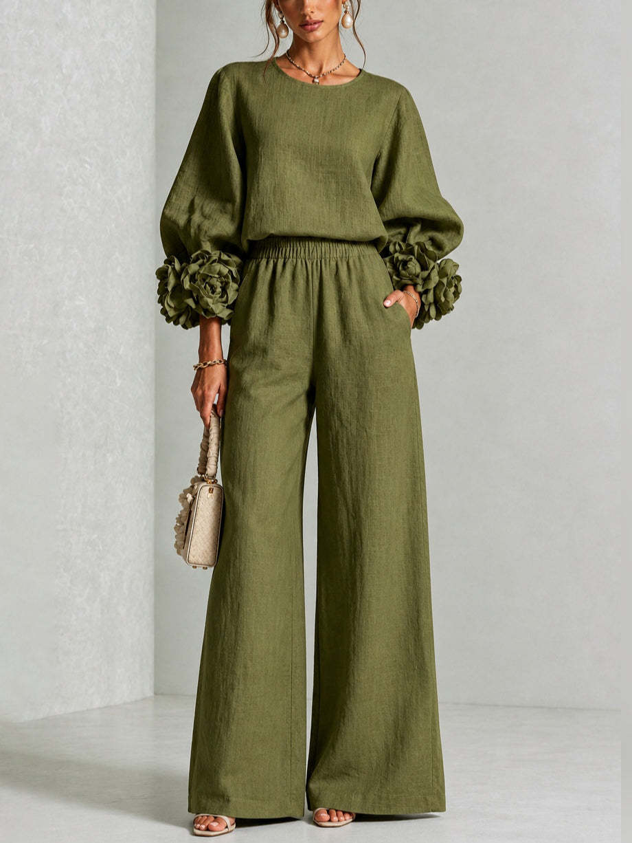 Rosalia | Floral Cuff Two-piece set