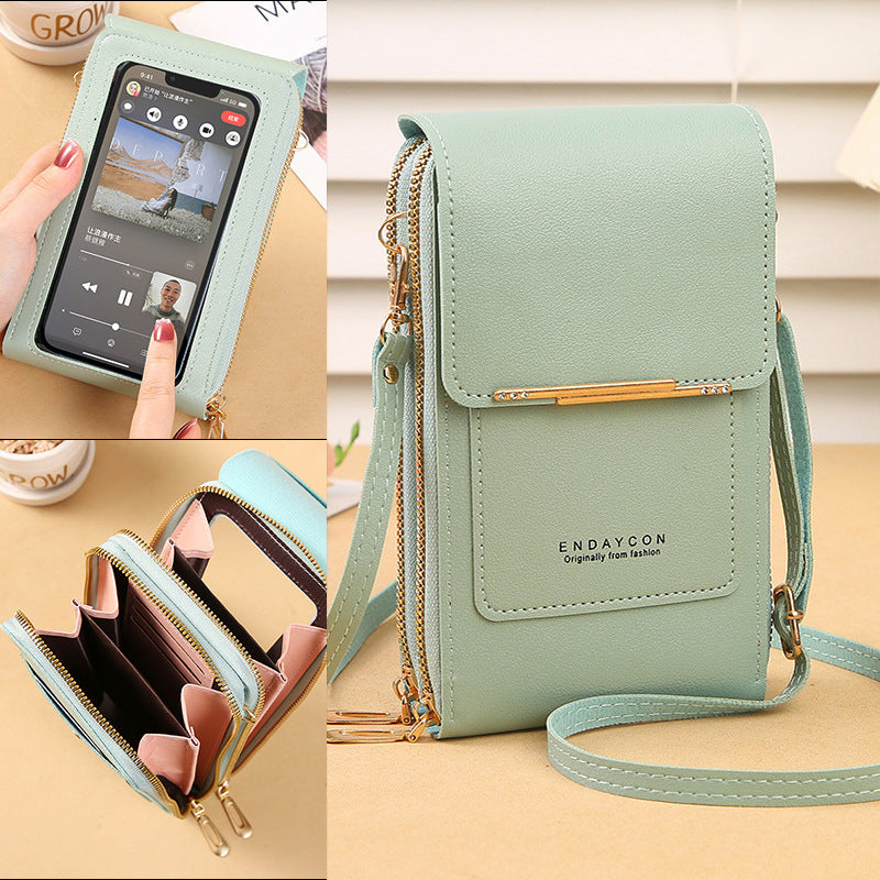 ELIZA™ - Kvinners Touch Screen Mobiltelefon Messenger Bag