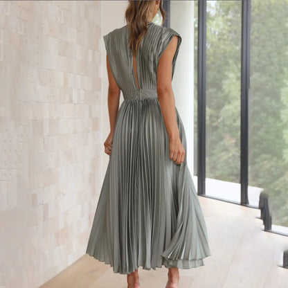 Marni™ | Tidløs Plisserte Midi Kjole