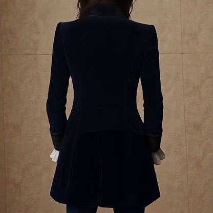 Elise™ | Velvet Statement Blazer
