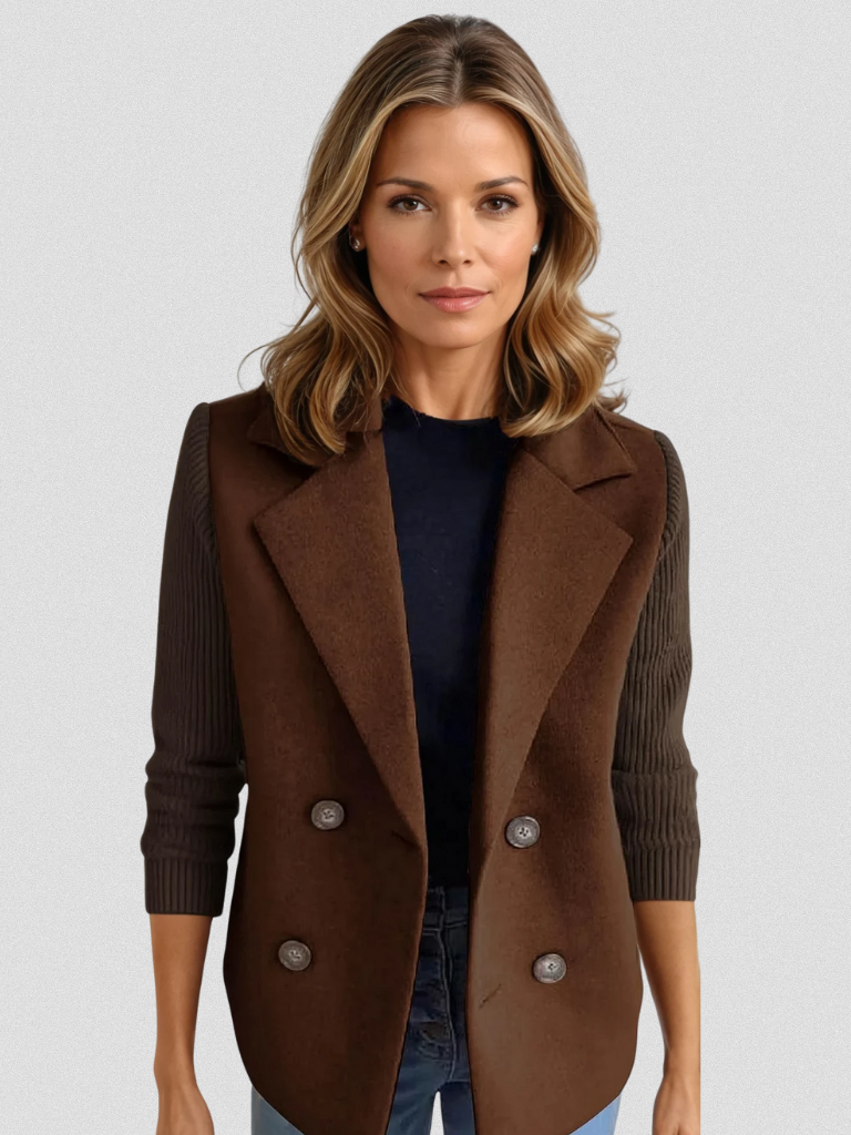 Elena | Elegant strikket blazer